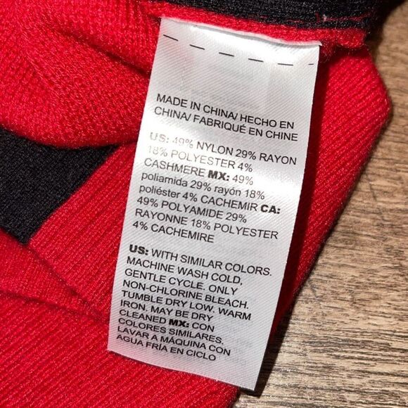 Chico's Womens Mock Neck Blended Knit Long Sleeve Tunic Sweater Red Size 2 Large - Picture 7 of 10